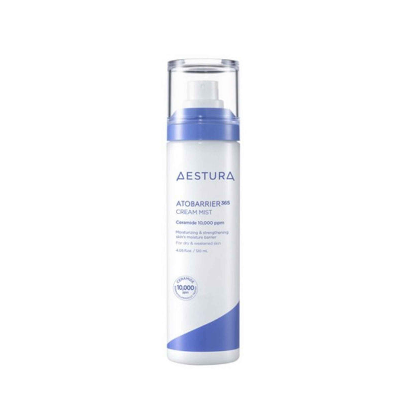 Aestura Atobarrier 365 Cream Mist 120ml on a white background