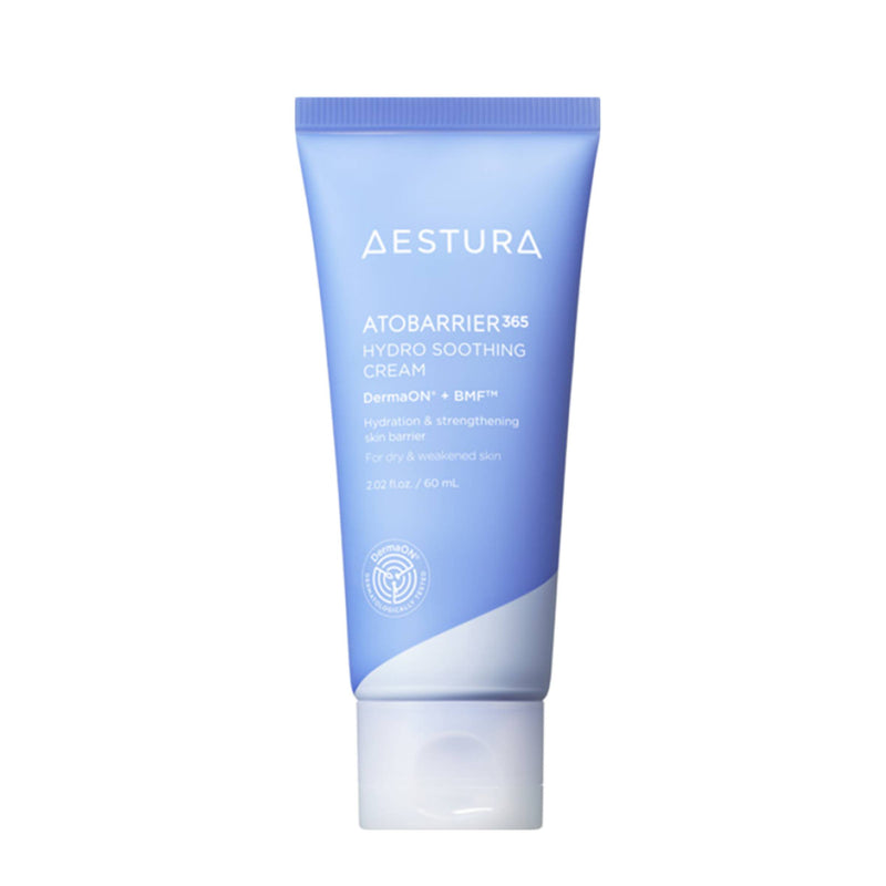 Aestura Atobarrier 365 Hydro Soothing Cream tube on a white background