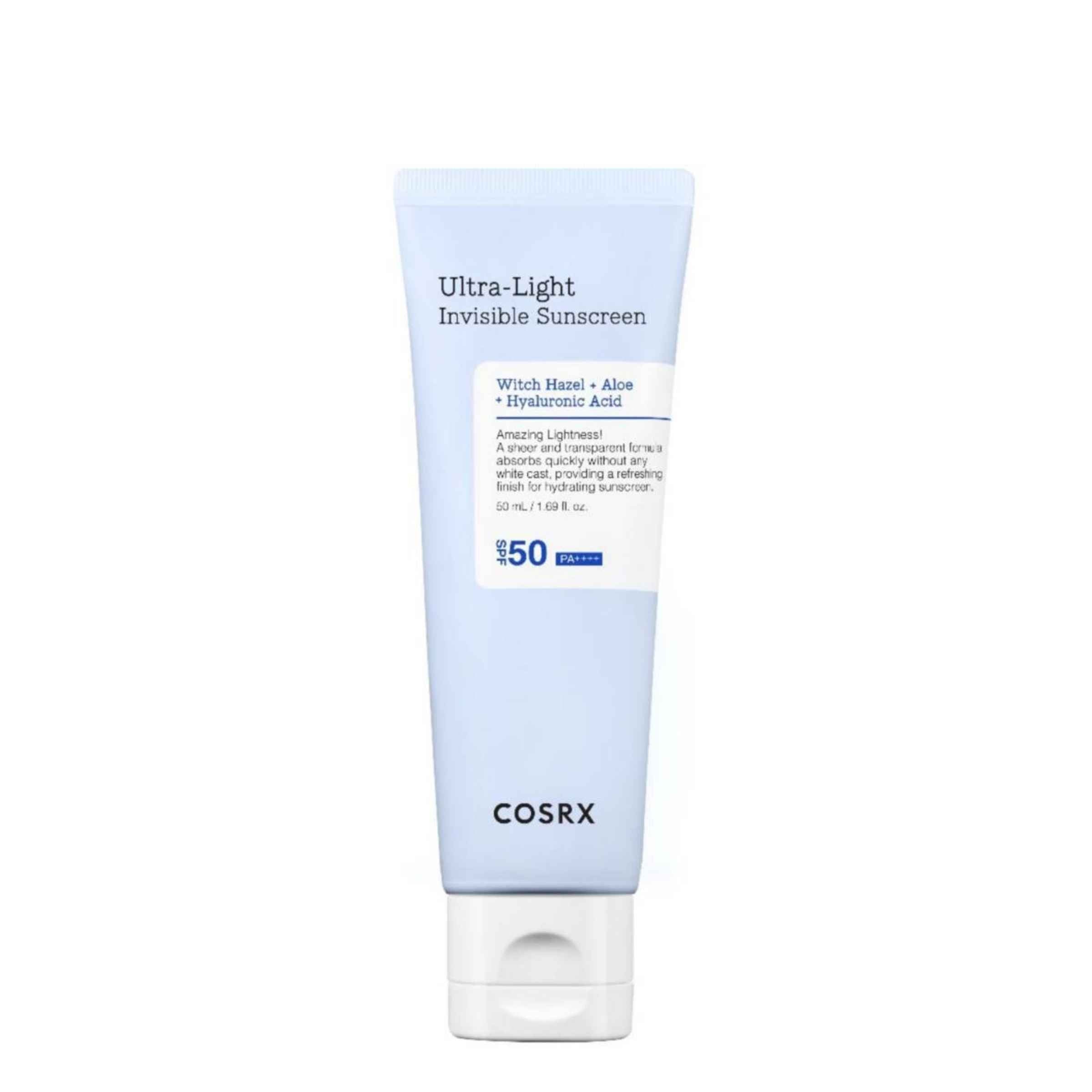 COSRX Ultra Light Invisible Sunscreen 50ml tube