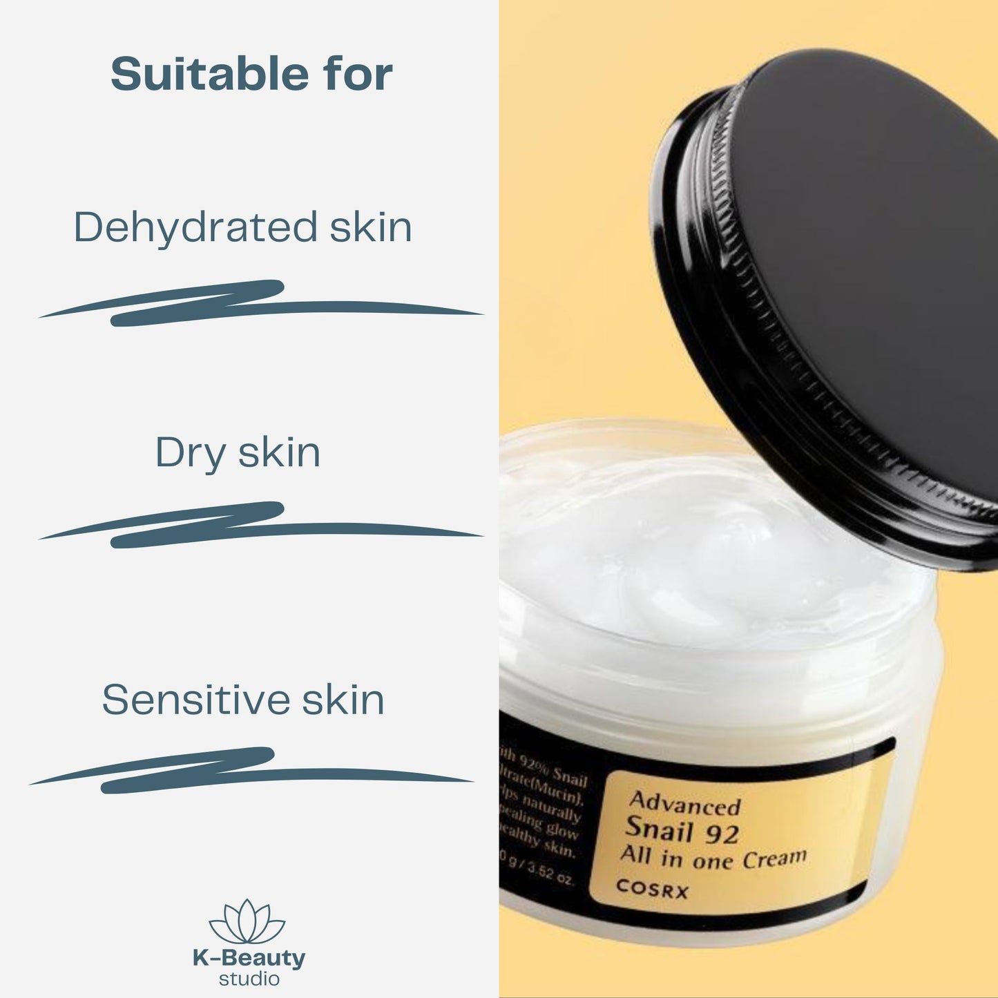 COSRX Advanced Snail 92 All-in-One Cream Skin Types