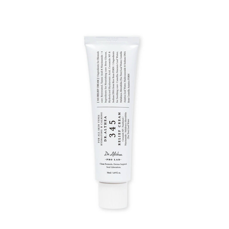 Tube of Dr. Althea Relief Cream on a white background