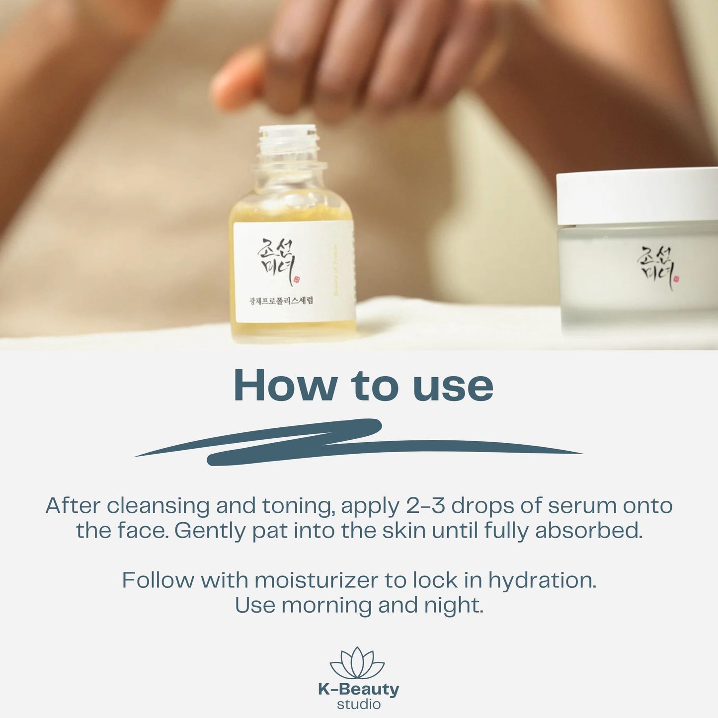 How to use Beauty of Joseon Glow Serum Propolis and Niacinamide