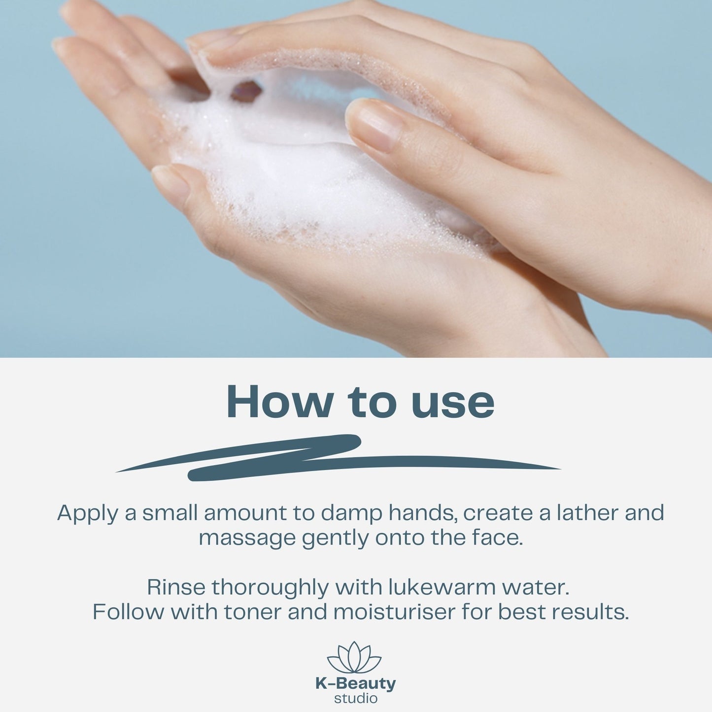 How to use Torriden Dive In Hyaluronic Acid Cleansing Foam