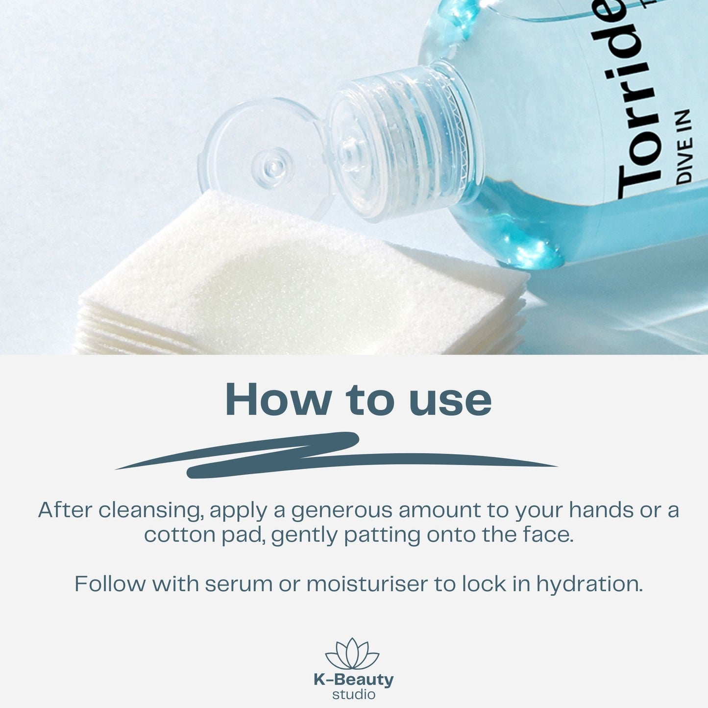 How to use Torriden Dive In Toner