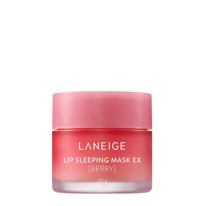 Laneige lip sleeping mask EX berry on a white background