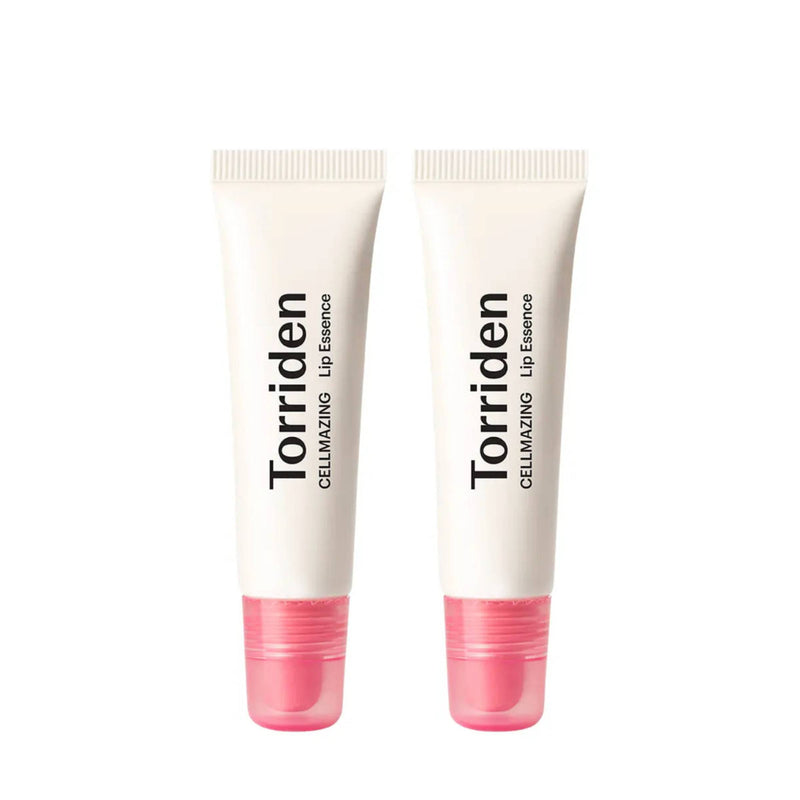 Two tubes of Torriden Cellmazing Lip Essence on a white background