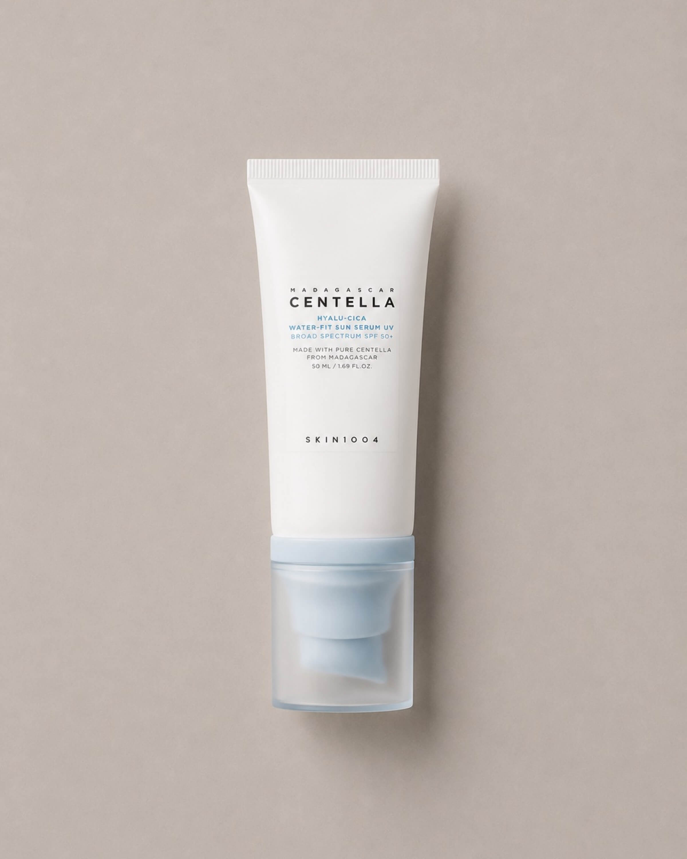 skin1004 madagascar centella hyalu cica water fit sun serum 50ml