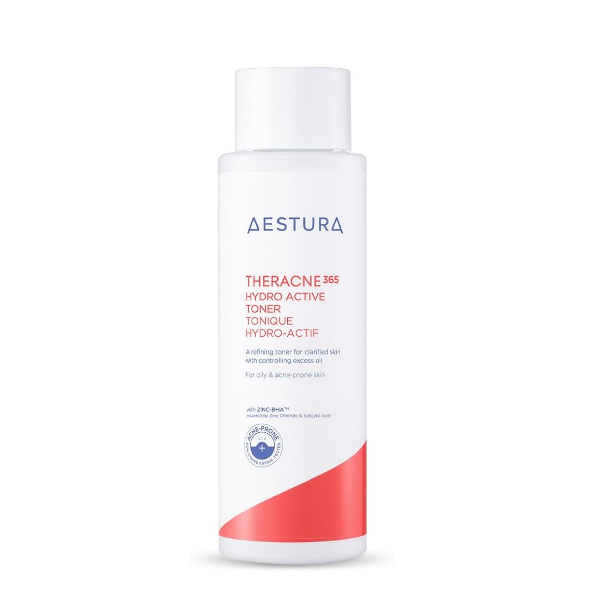 Aestura Theracne 365 Hydro Active Toner bottle on a white background