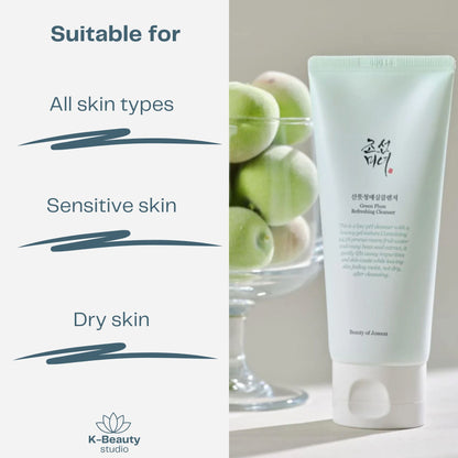 Beauty of Joseon Green Plum Refreshing Cleanser Skin Types