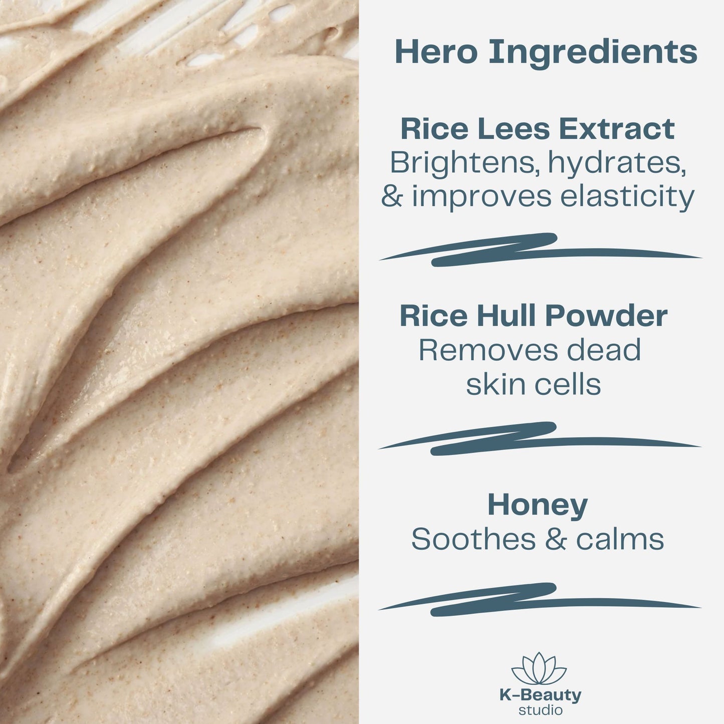 Beauty of Joseon Ground Rice and Honey Glow Mask Ingredients
