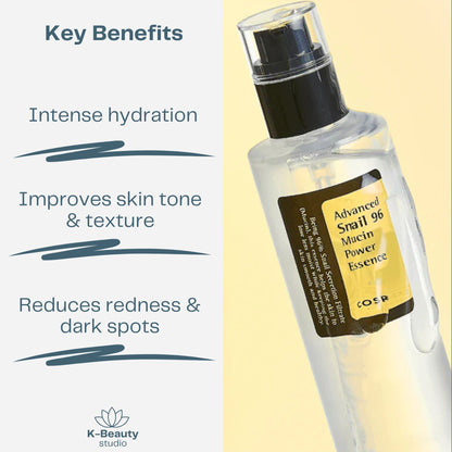 COSRX Advanced Snail 96 Mucin Power Essence Benefits