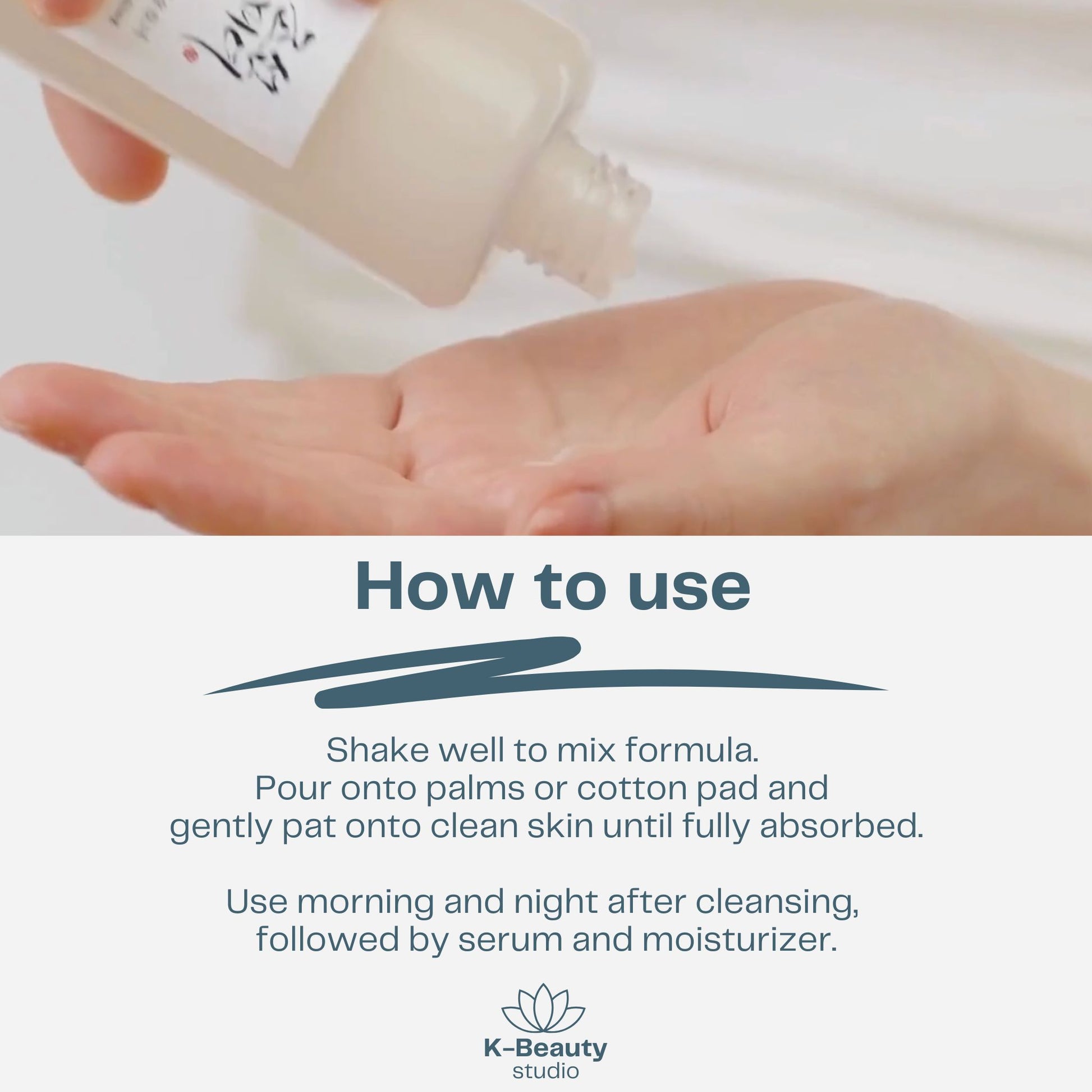 How to use Beauty of Joseon Glow Replenishing Rice Milk