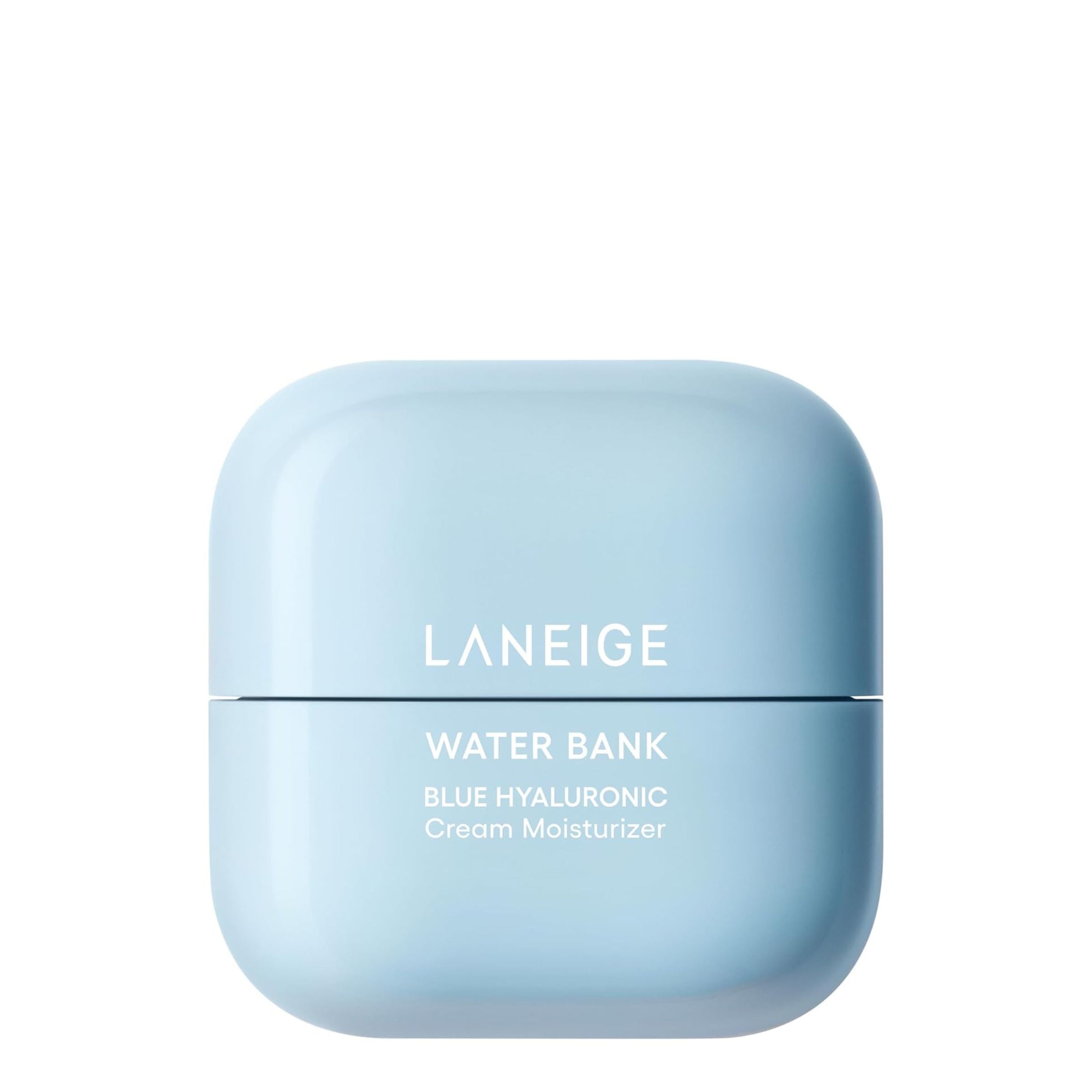 Laneige Water Bank Blue Hyaluronic Cream Moisturizer on a white background