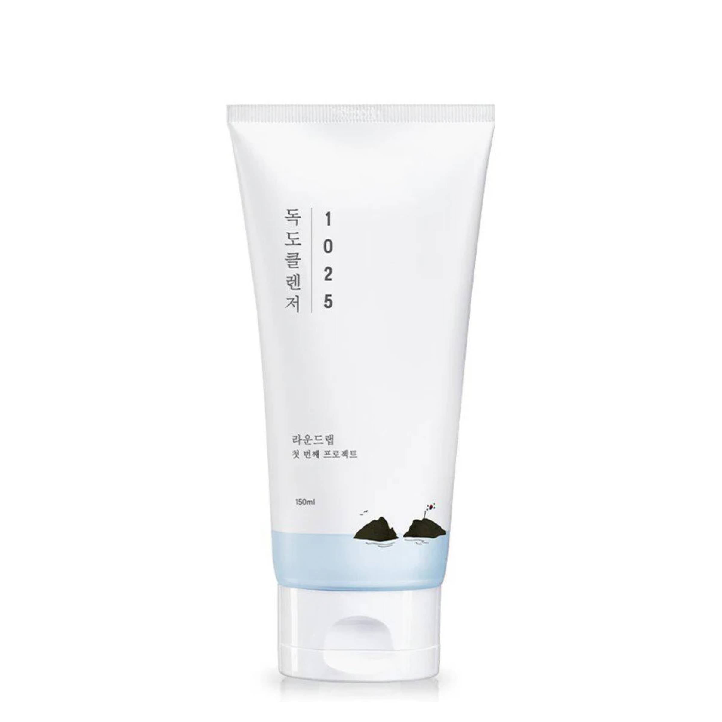 Round Lab 1025 Dokdo Cleanser tube on a white background