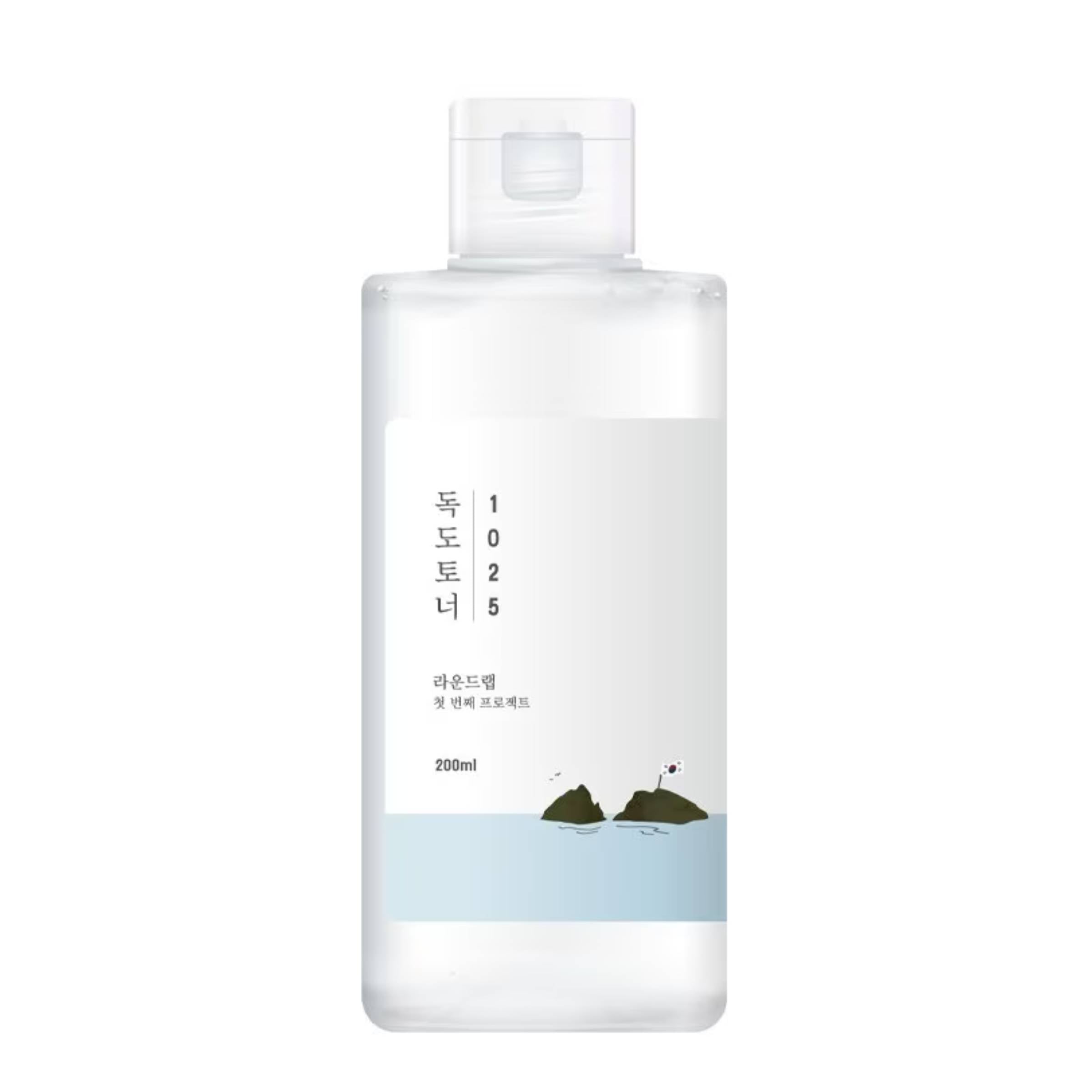 Round Lab 1025 Dokdo Toner bottle on a white background