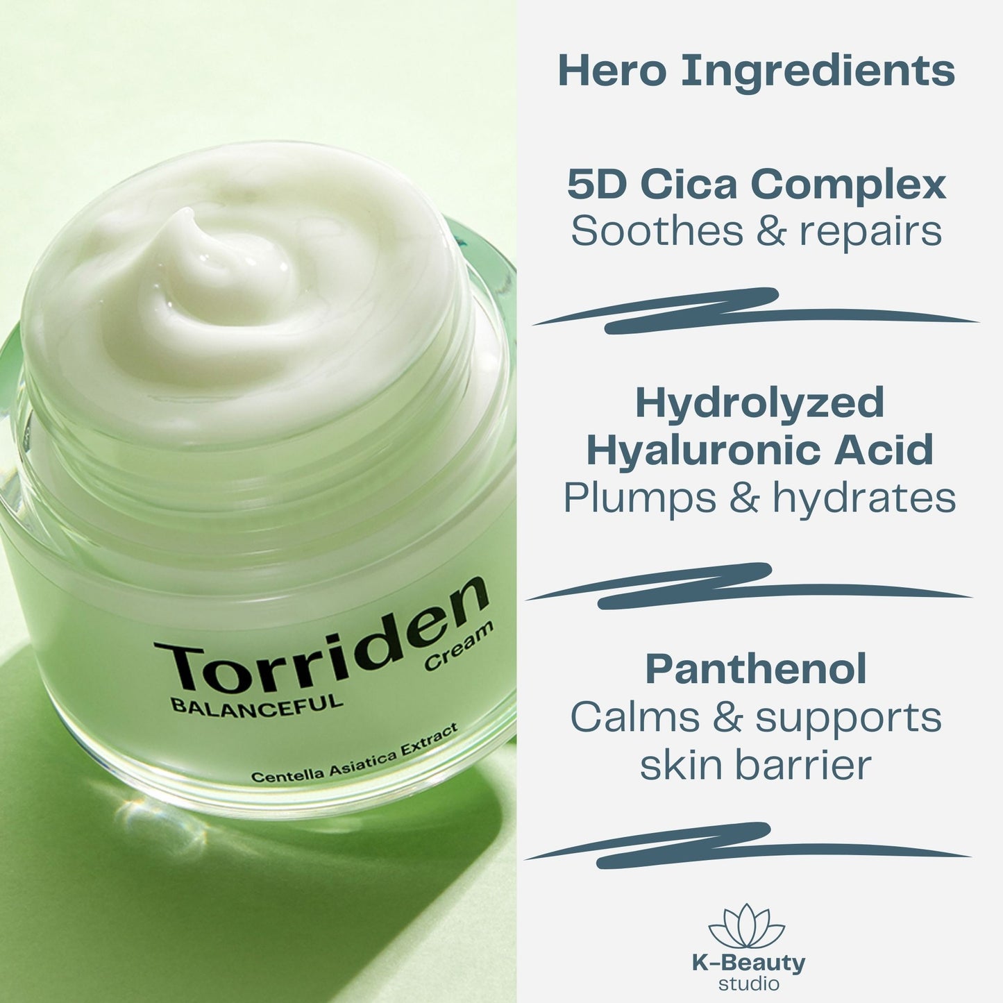 Torriden Balanceful Soothing Cream Ingredients