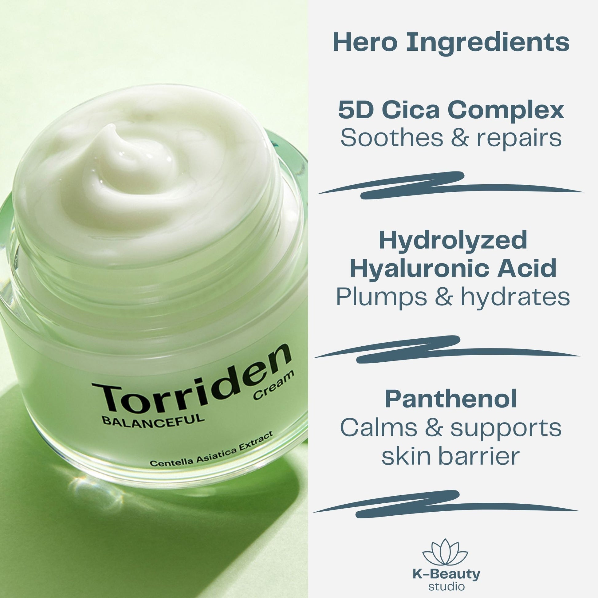 Torriden Balanceful Soothing Cream Ingredients