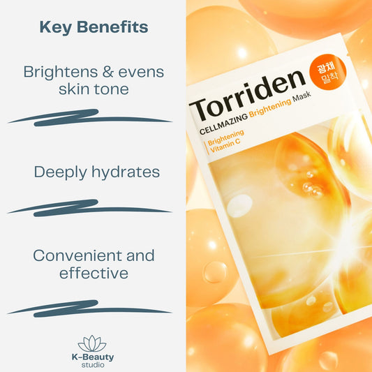 Torriden Cellmazing Brightening Masks Benefits