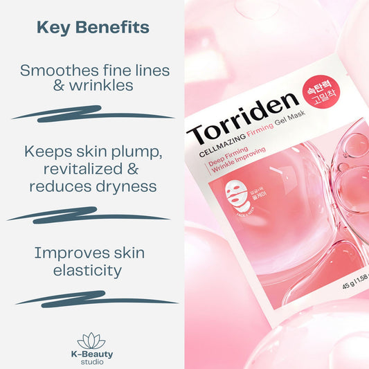 Torriden Cellmazing Firming Gel Masks Benefits