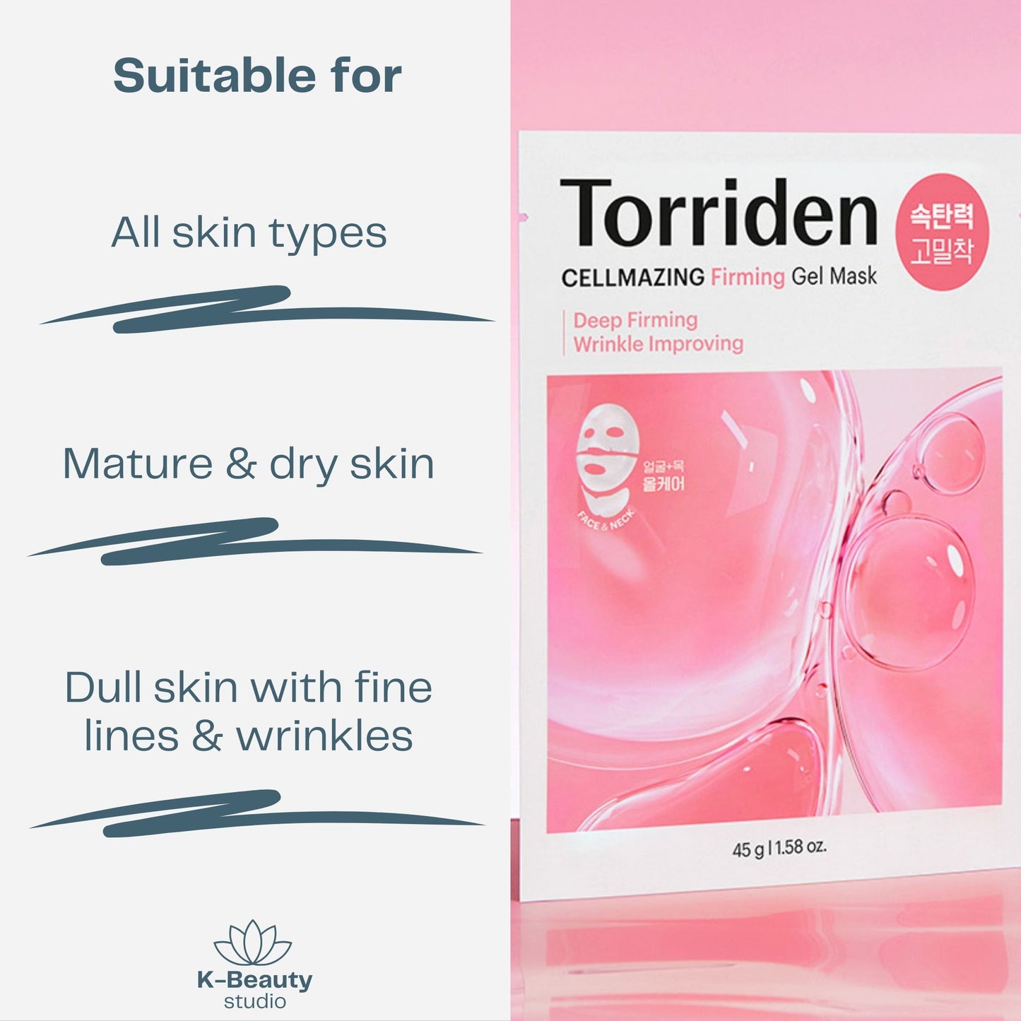 Torriden Cellmazing Firming Gel Mask Skin Types