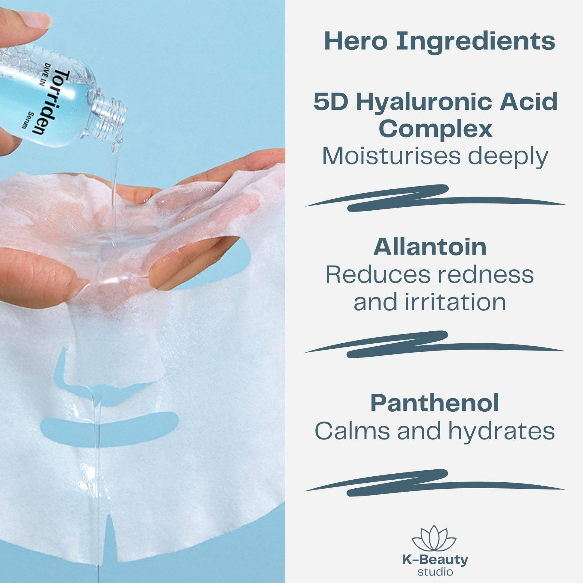 Torriden Dive In Hyaluronic Acid Mask Ingredients