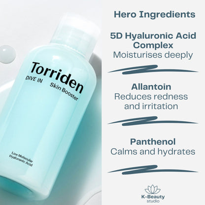Torriden Dive In Hyaluronic Acid Skin Booster Ingredients