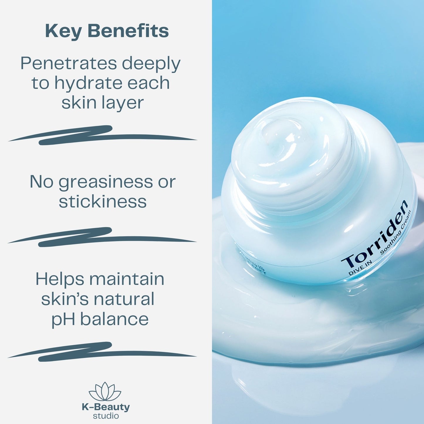 Torriden Dive In Hyaluronic Acid Soothing Cream Benefits