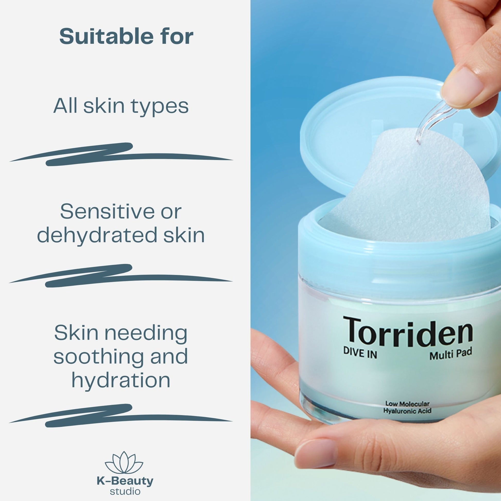 Torriden Dive In Multi Pads Skin Types