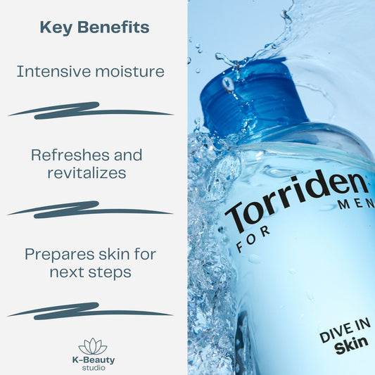 Torriden Dive In For Men Low Molecular Hyaluronic Acid Benefits