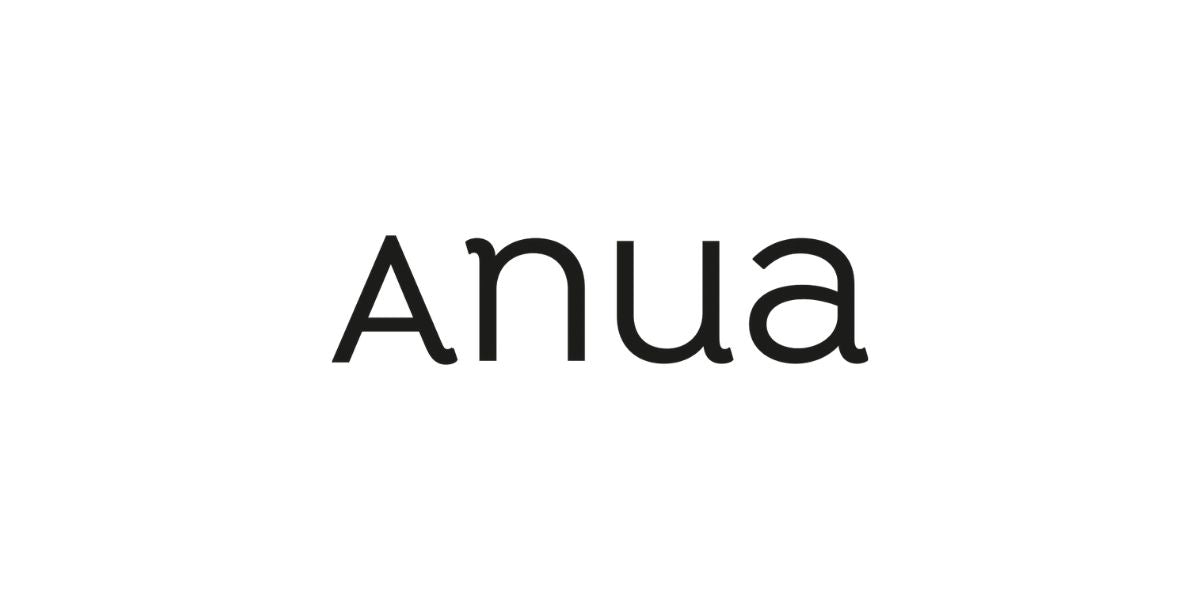 Black 'Anua' logo on a white background