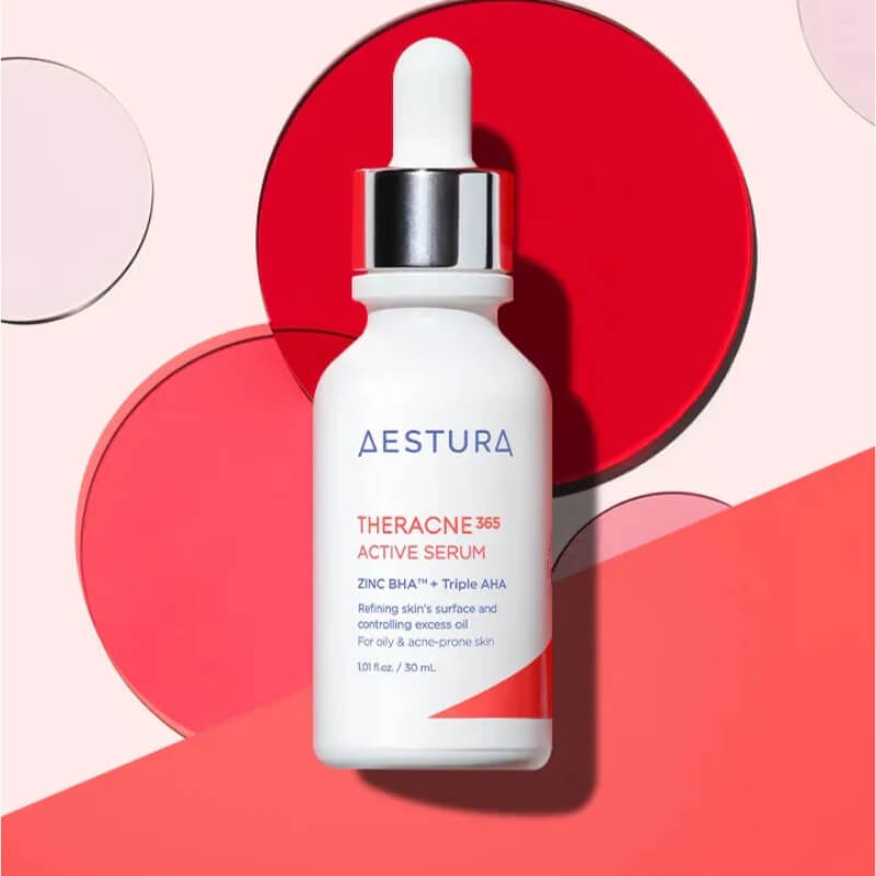 Aestura Theracne 365 Active Serum in K-beauty clinical acne routine 