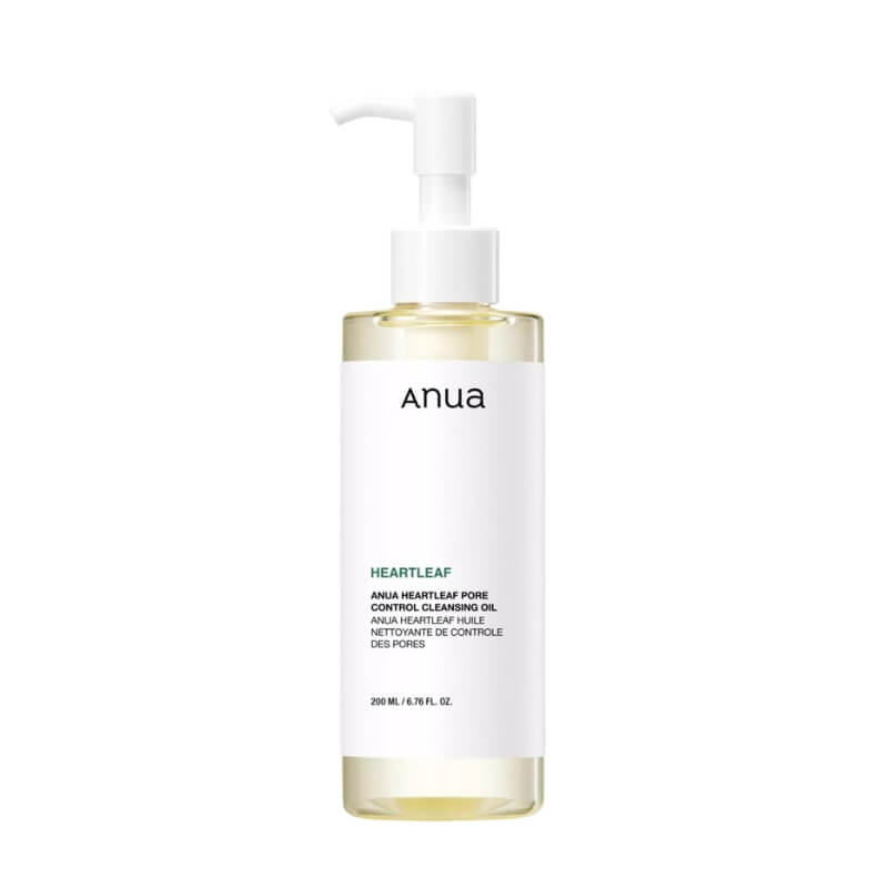 ANUA Heartleaf Pore Control Cleansing Oil 200ml on a white background