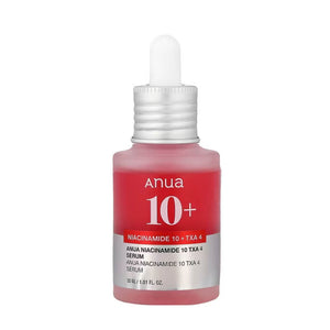 ANUA Niacinamide 10% + TXA 4% Dark Spot Correcting Serum 30ml on a white background