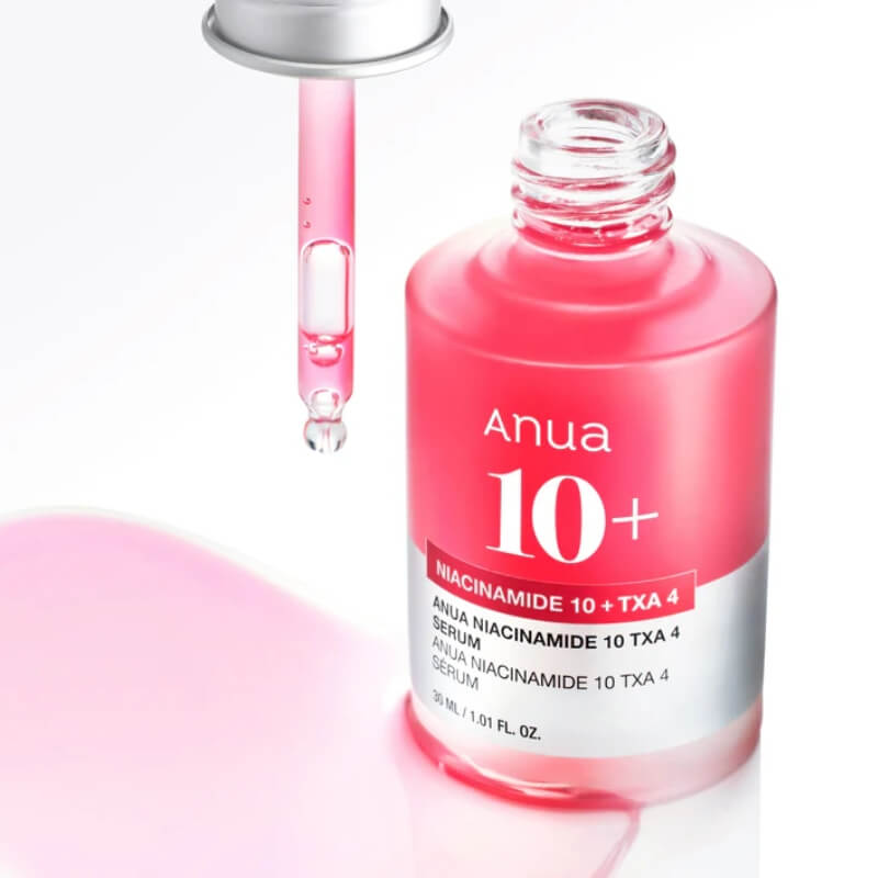 ANUA Niacinamide 10% + TXA 4% Dark Spot Correcting Serum on a white background