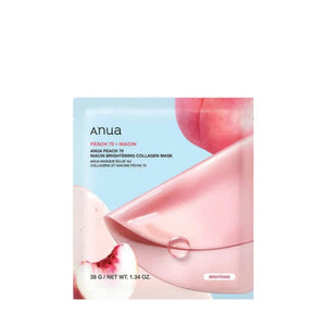 ANUA Peach 70 Niacin Serum Mask 38g  on a white background