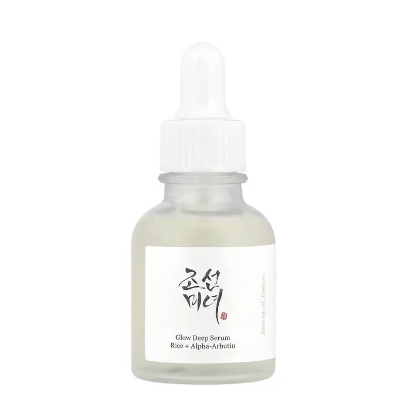  Beauty of Joseon Glow Deep Serum Rice Alpha-Arbutin 30ml on white background - Korean brightening serum