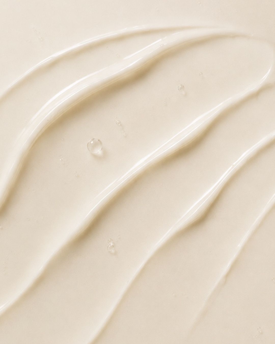 Close-up of creamy ceramide cream with a glossy finish