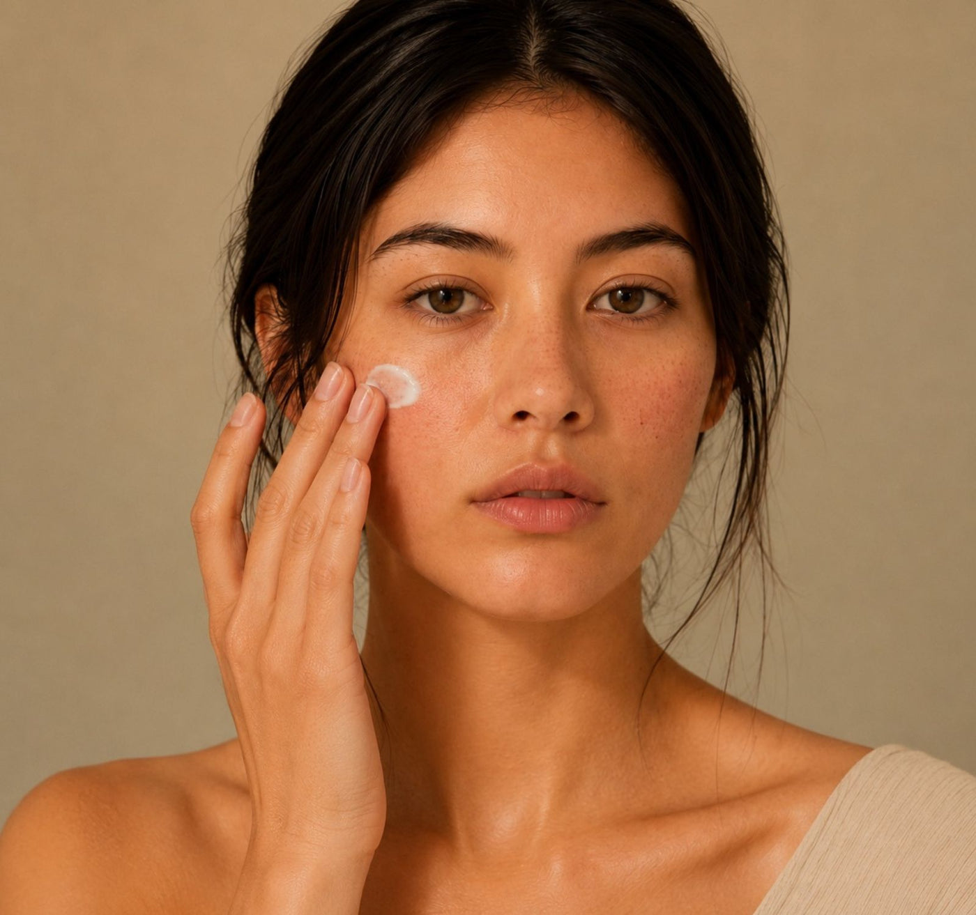 Redness skincare editorial image