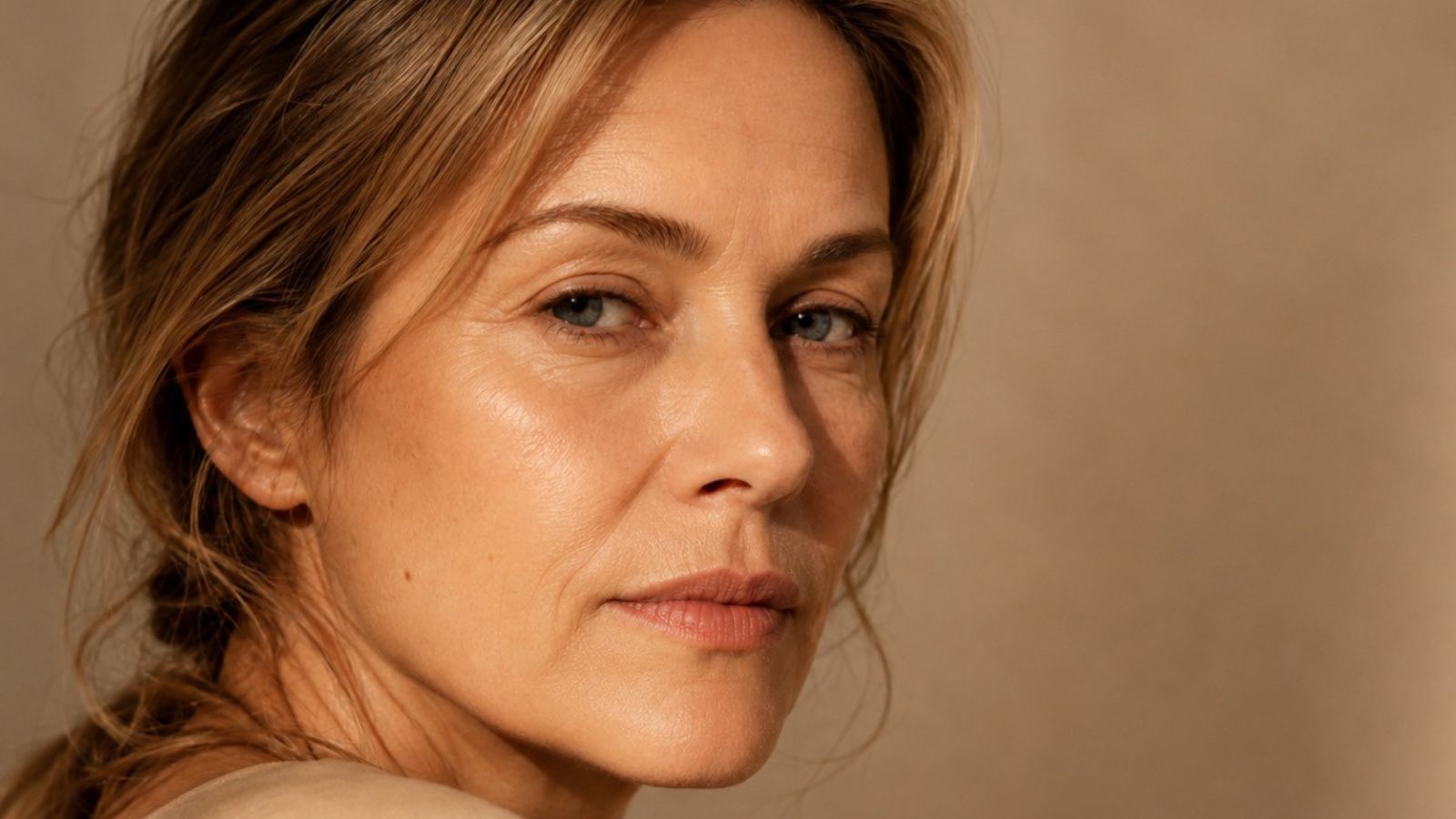 Editorial skincare image for mature skin