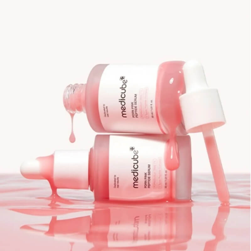 Medicube PDRN Pink Peptide Serum lightweight gel texture