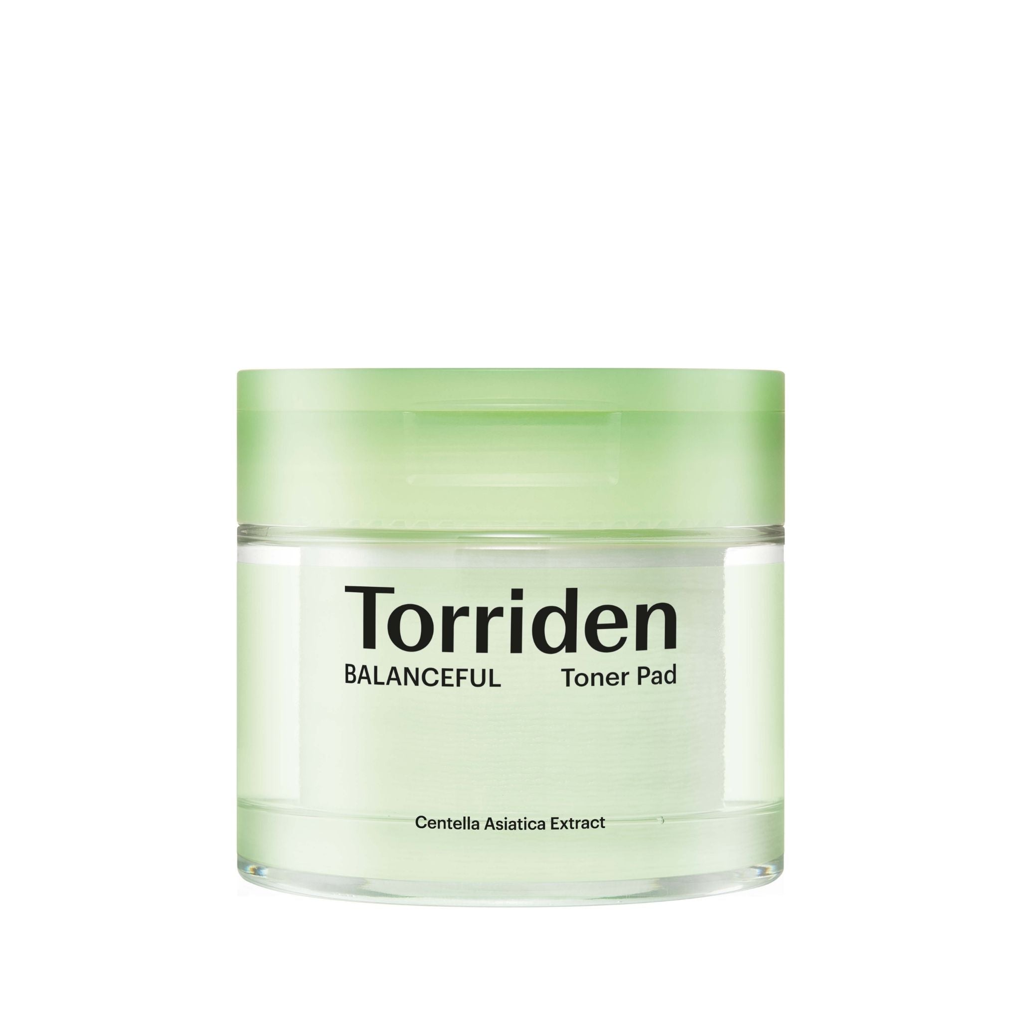 Torriden Balanceful Cica Toner Pads 60 sheets on white background - Korean exfoliating toner pads
