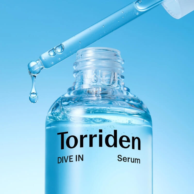 Close up of Torriden Dive In Serum and dropped