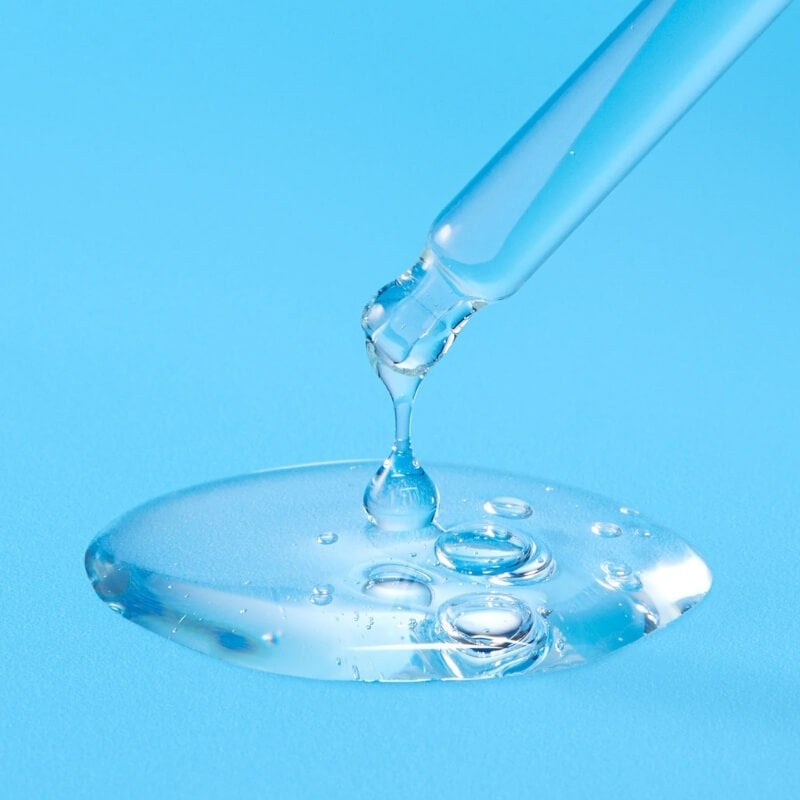 Torriden Dive-In Serum lightweight watery texture on skin - fast-absorbing, non-sticky finish