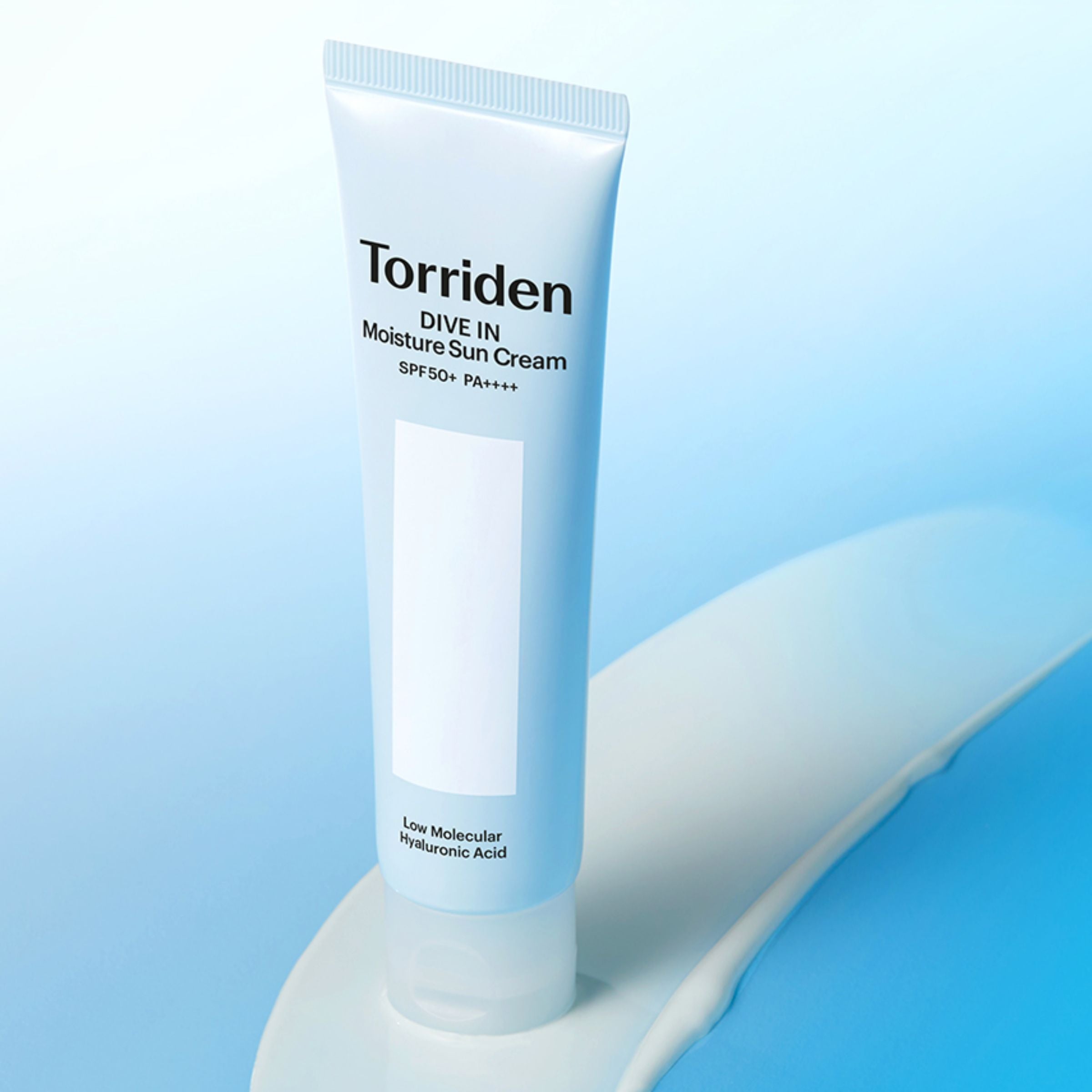 Torriden Dive-In Watery Moisture Sun Cream SPF50+ in a K-beauty morning skincare routine
